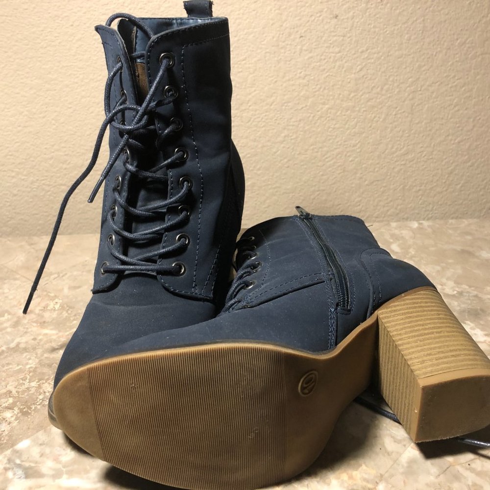 Blue Heeled Boot - Picture 5 of 5